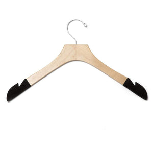 Luxury Wooden Shirt Hanger (Women's) Set of 5-Lingo Luxe Bespoke