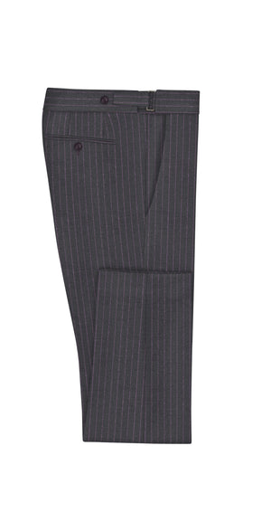 Mauve Stripe on Grey Super 130's Suit