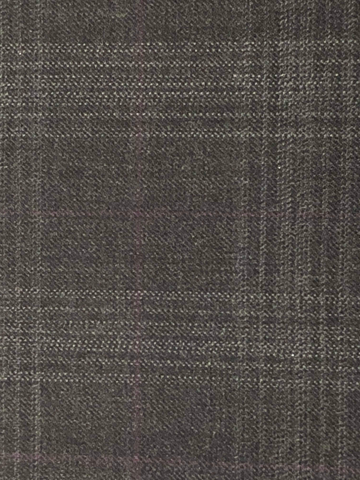 MEN'S 2 PIECE BESPOKE SUIT | LINGO LUXE CHARCOAL WITH PURPLE CHECK-Lingo Luxe Bespoke