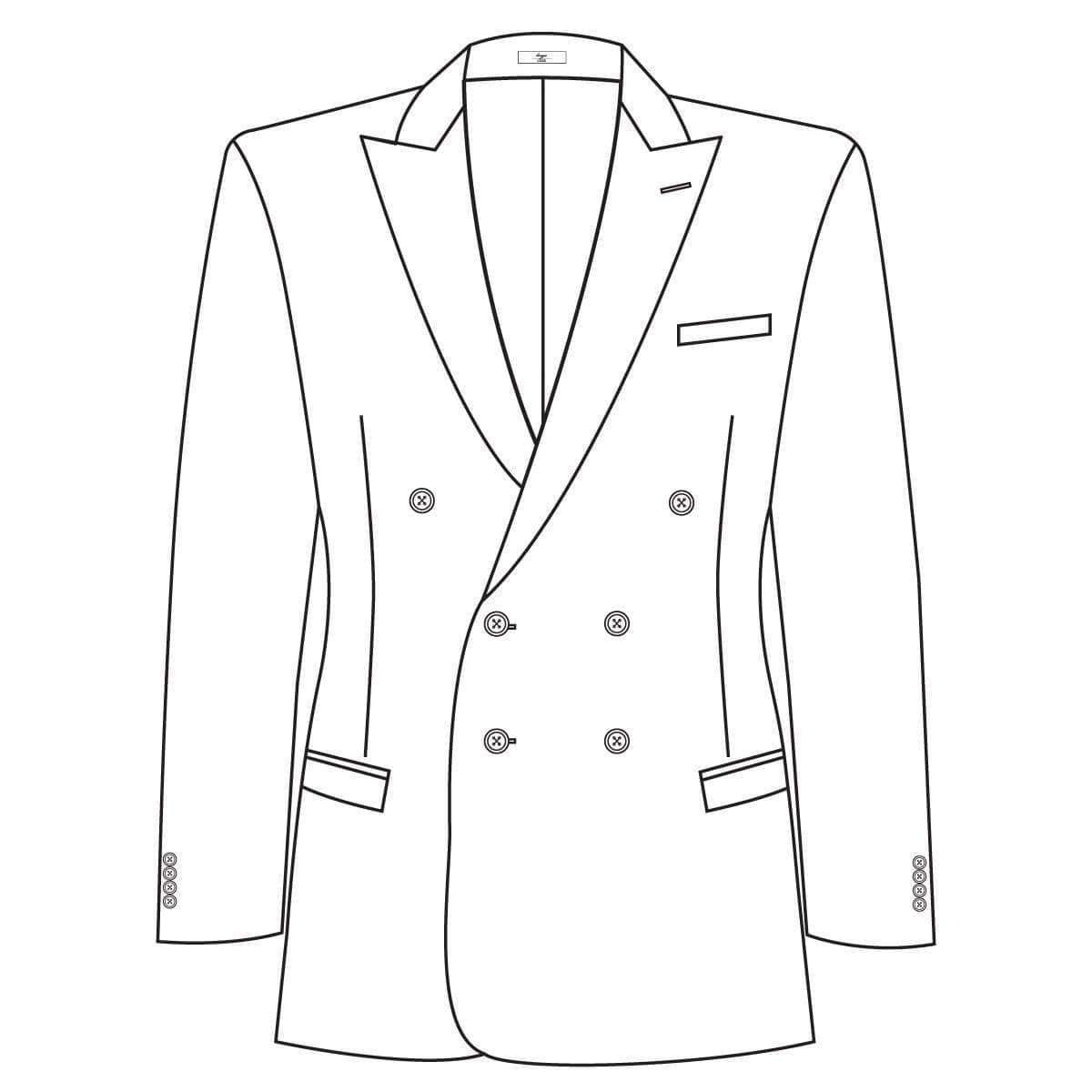 MEN'S 2 PIECE BESPOKE SUIT | LINGO LUXE GREY FLANNEL-Lingo Luxe Bespoke