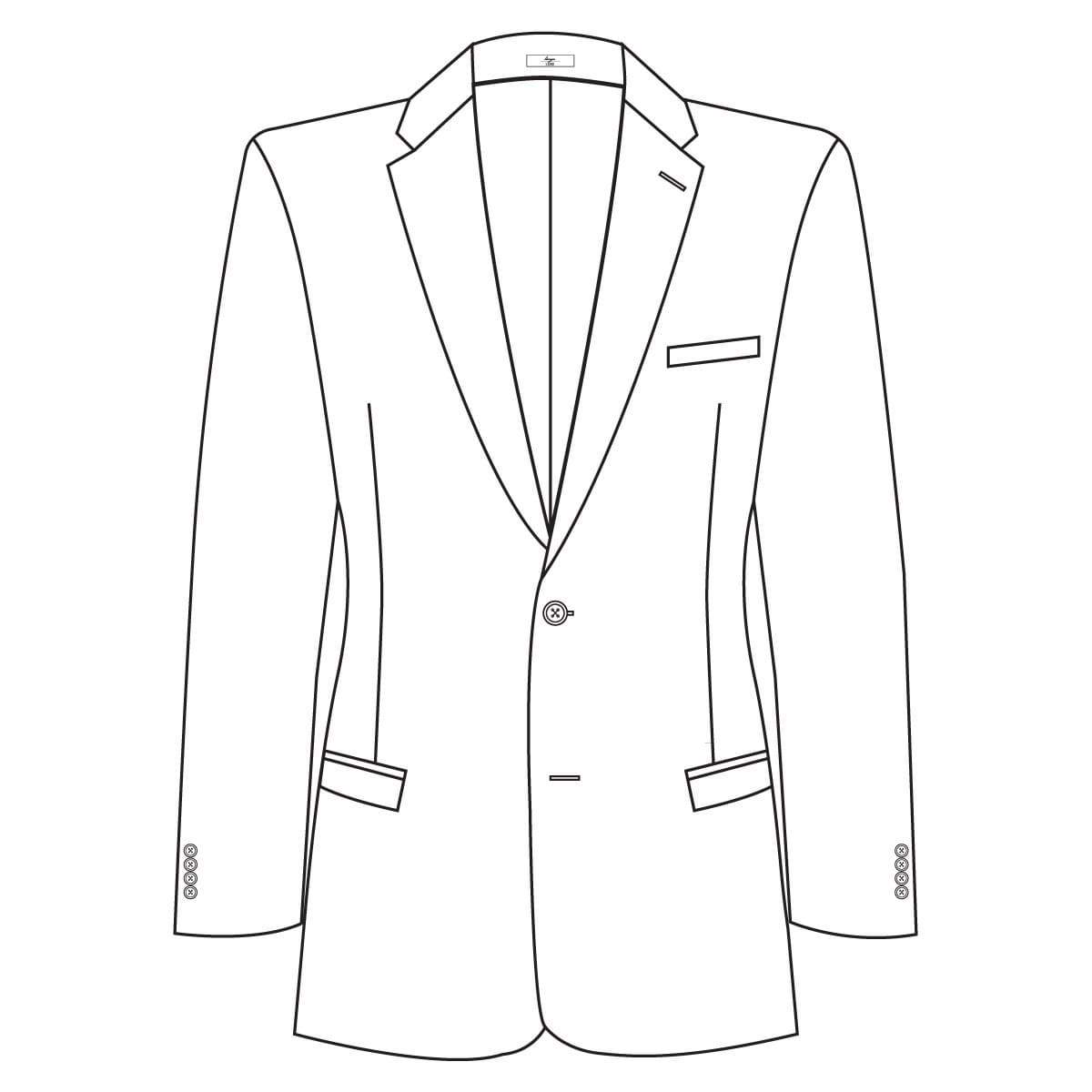 MEN'S 2 PIECE BESPOKE SUIT | LINGO LUXE GREY PRINCE OF WALES WITH BABY CHECK-Lingo Luxe Bespoke