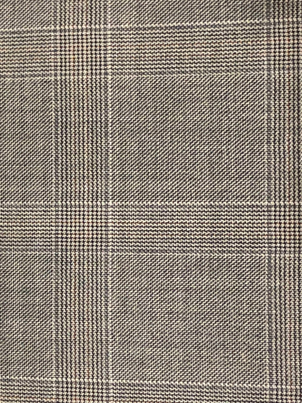 MEN'S 2 PIECE BESPOKE SUIT | LINGO LUXE GREY WITH RUST CHECK-Lingo Luxe Bespoke