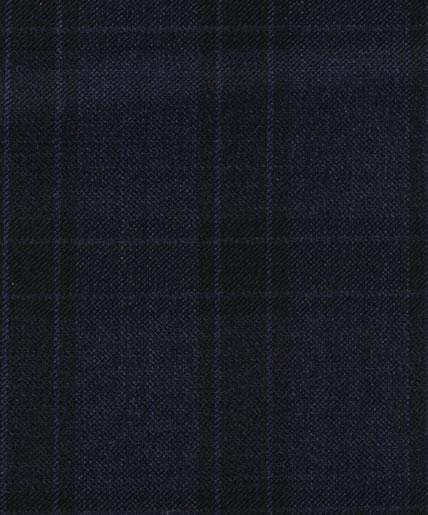 MEN'S 2 PIECE BESPOKE SUIT | LINGO LUXE MIDNIGHT OVERCHECK-Lingo Luxe Bespoke