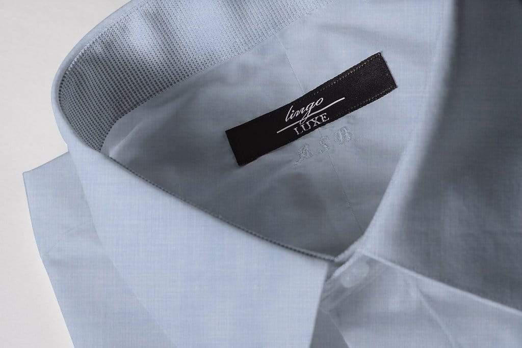 Men's Business Basics Shirt | Lingo Luxe Blue-Lingo Luxe Bespoke