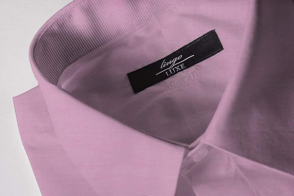 Men's Business Basics Shirt | Lingo Luxe Pink-Lingo Luxe Bespoke