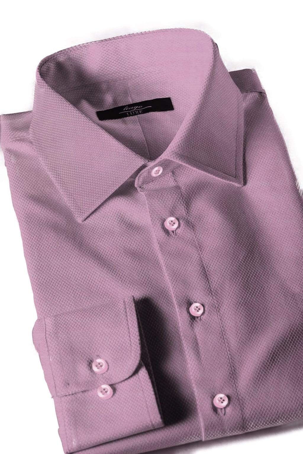 Men's Business Basics Shirt | Lingo Luxe Pink-Lingo Luxe Bespoke