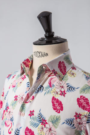 Tropical Flamingo Summer Shirt