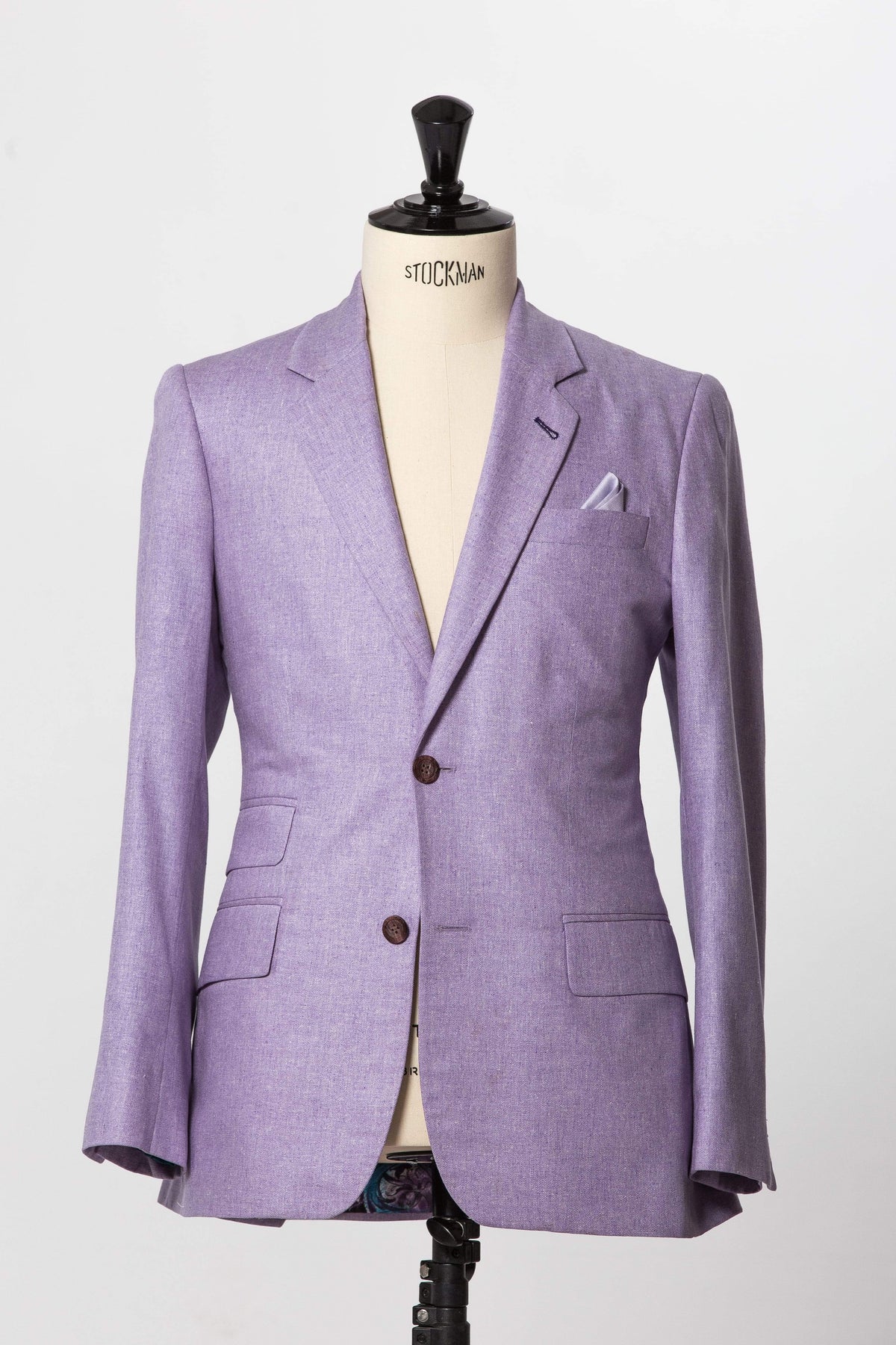 Men's Single Breasted Jacket - Lingo Luxe Lilac Haze