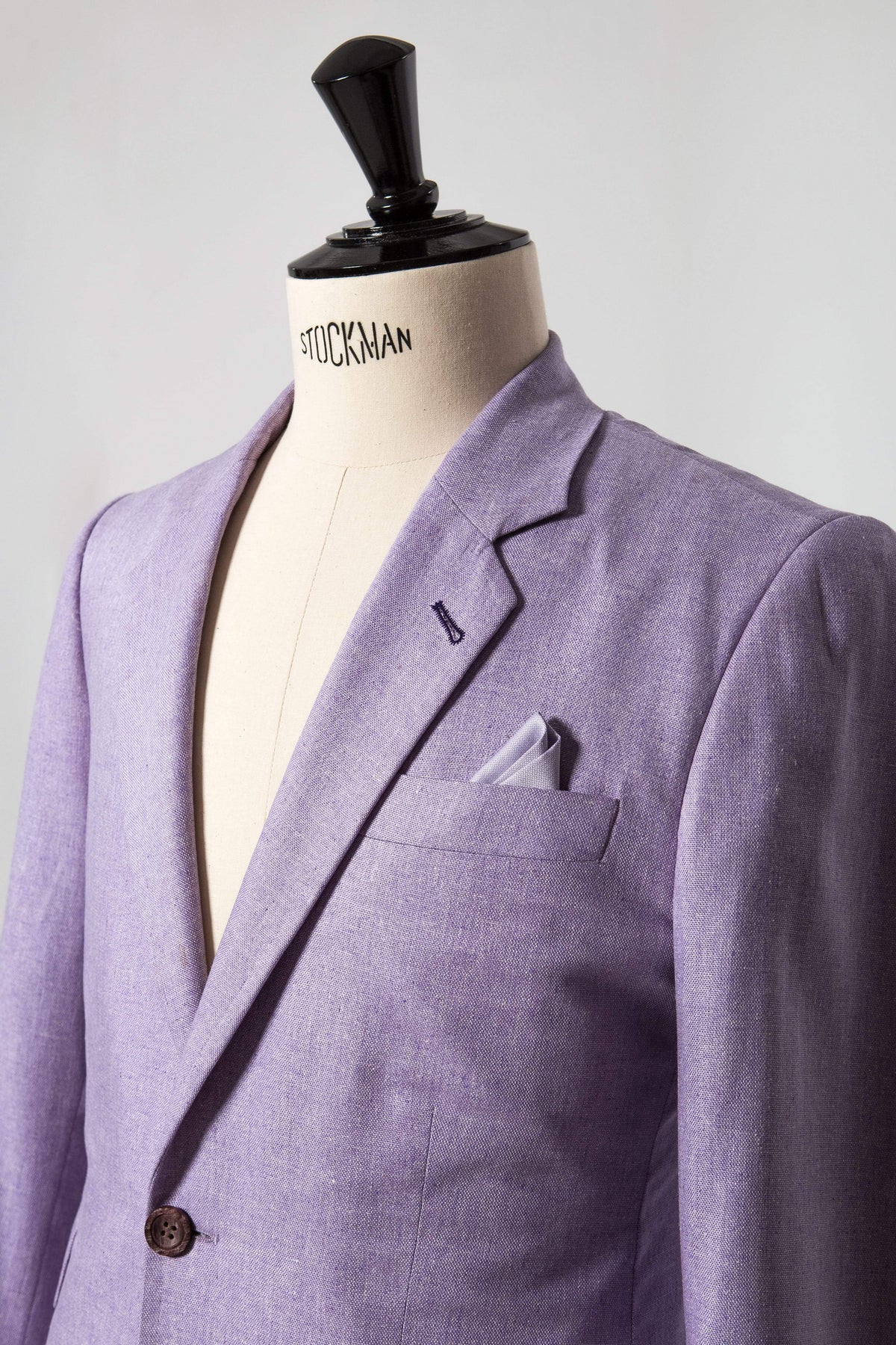 Men's Single Breasted Jacket - Lingo Luxe Lilac Haze