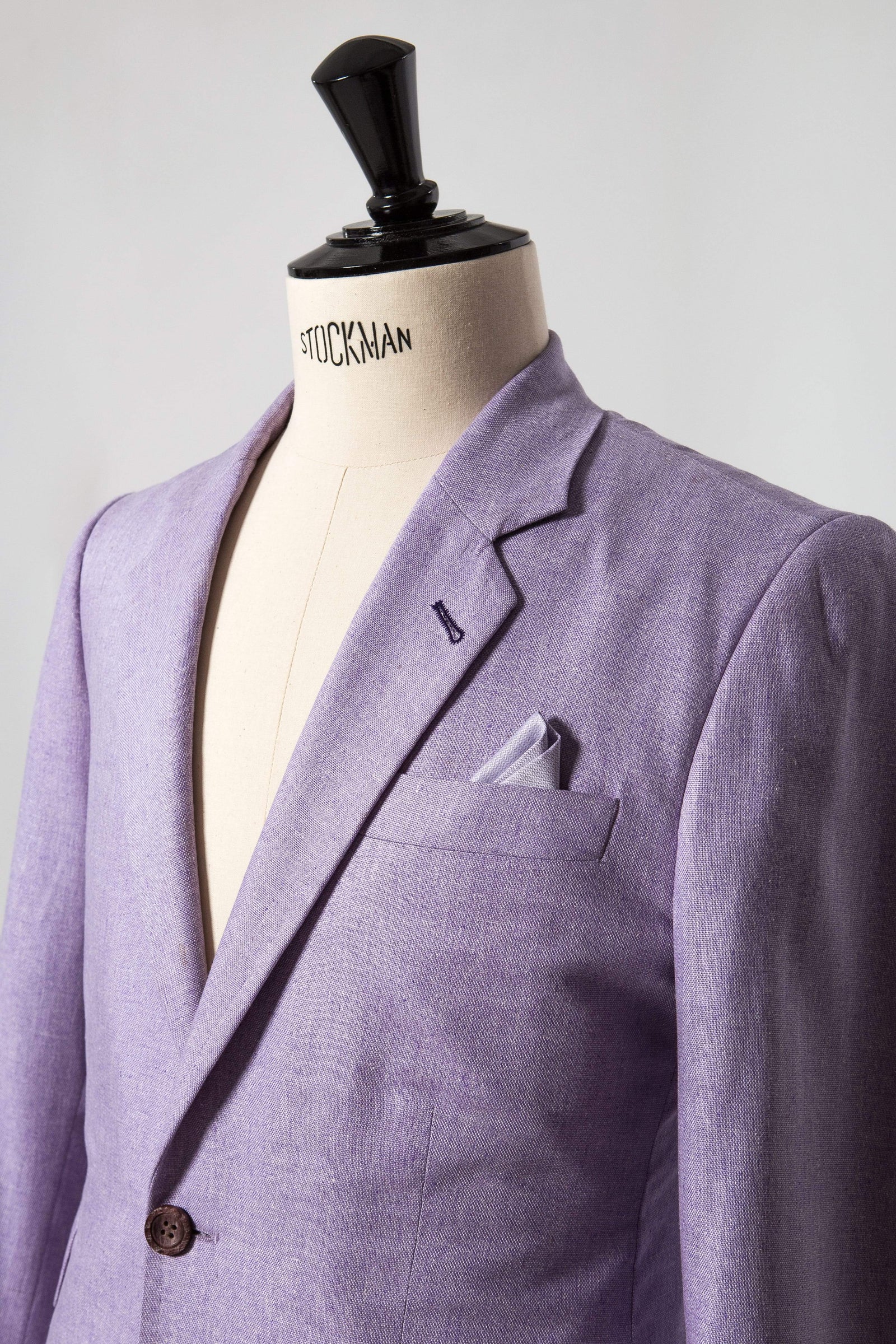 Men's Single Breasted Jacket - Lingo Luxe Lilac Haze