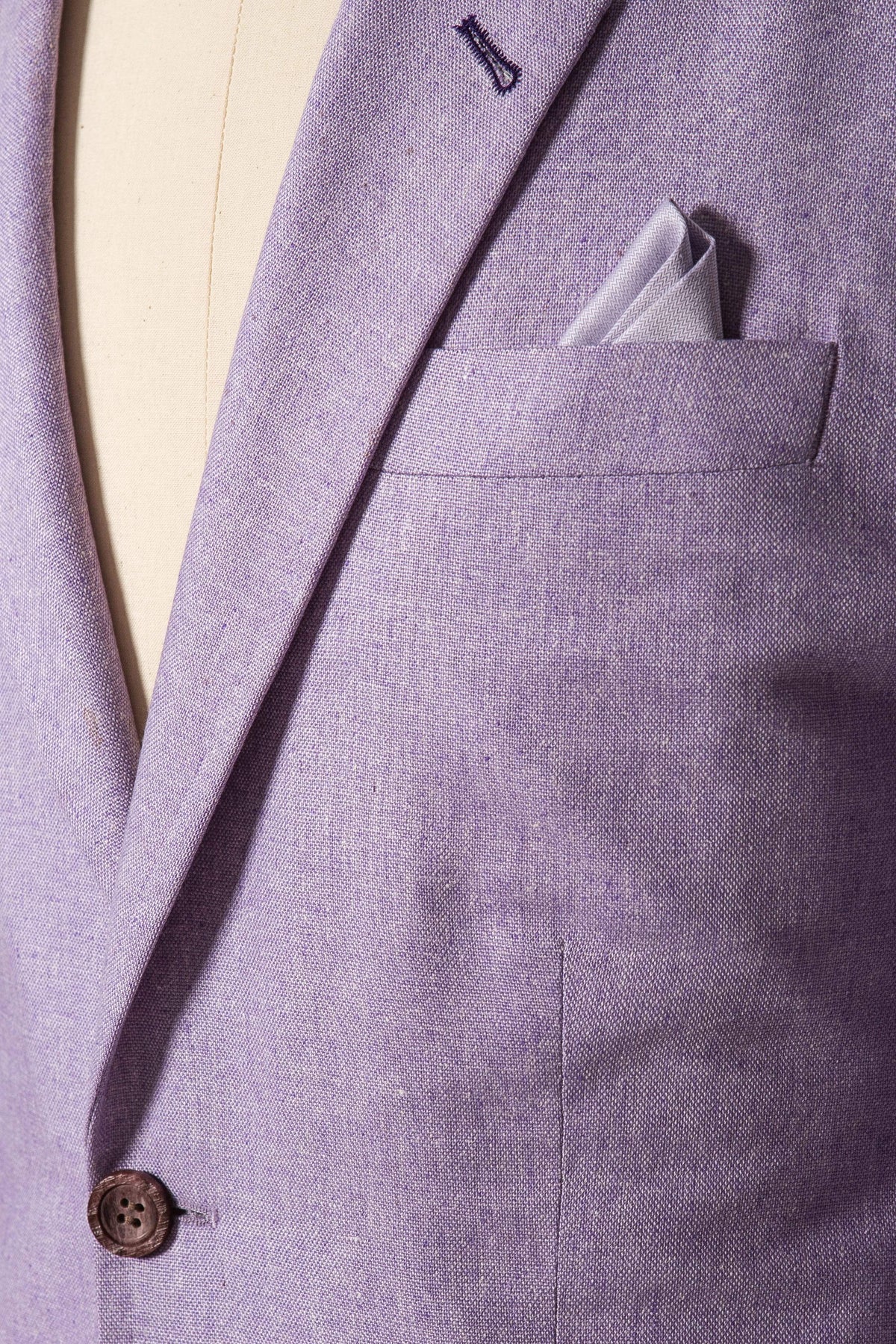 Men's Single Breasted Jacket - Lingo Luxe Lilac Haze