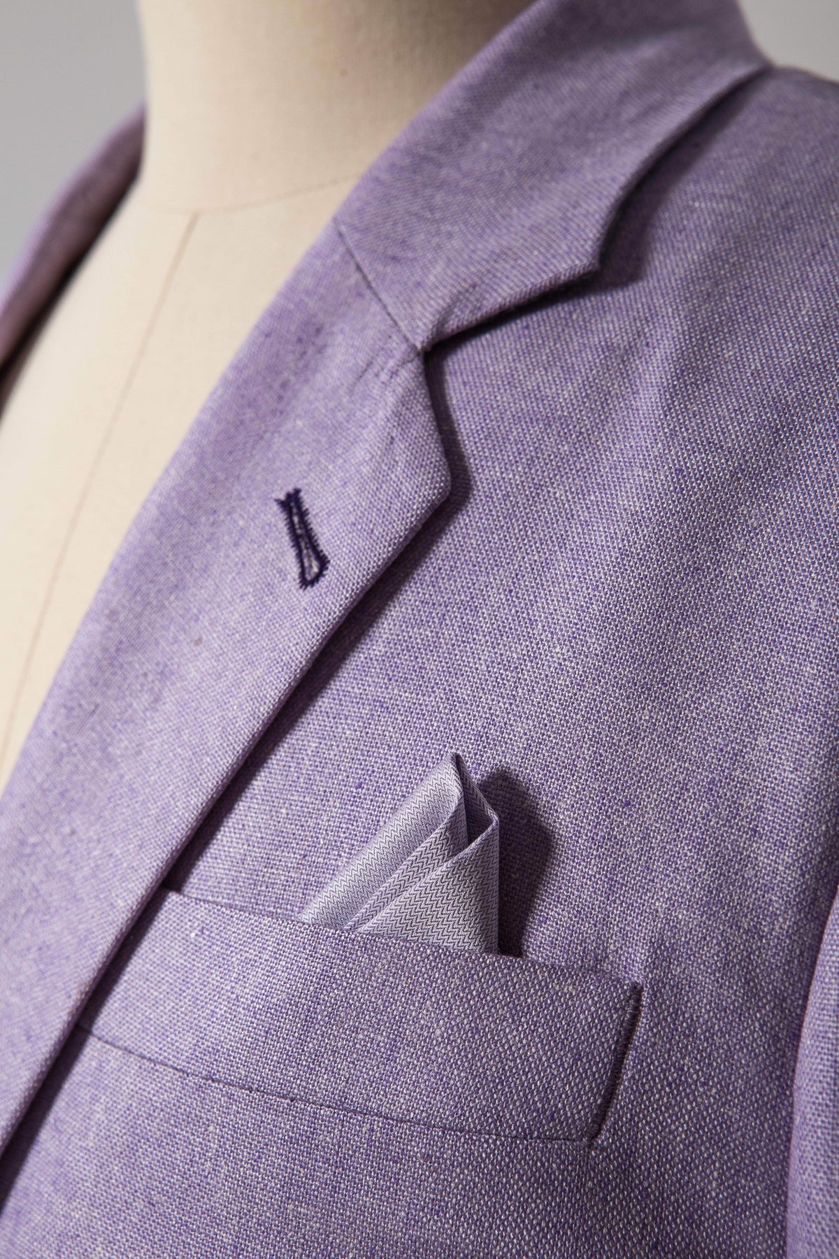 Men's Single Breasted Jacket - Lingo Luxe Lilac Haze
