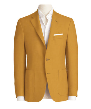 Mustard Yellow Super 120's Suit