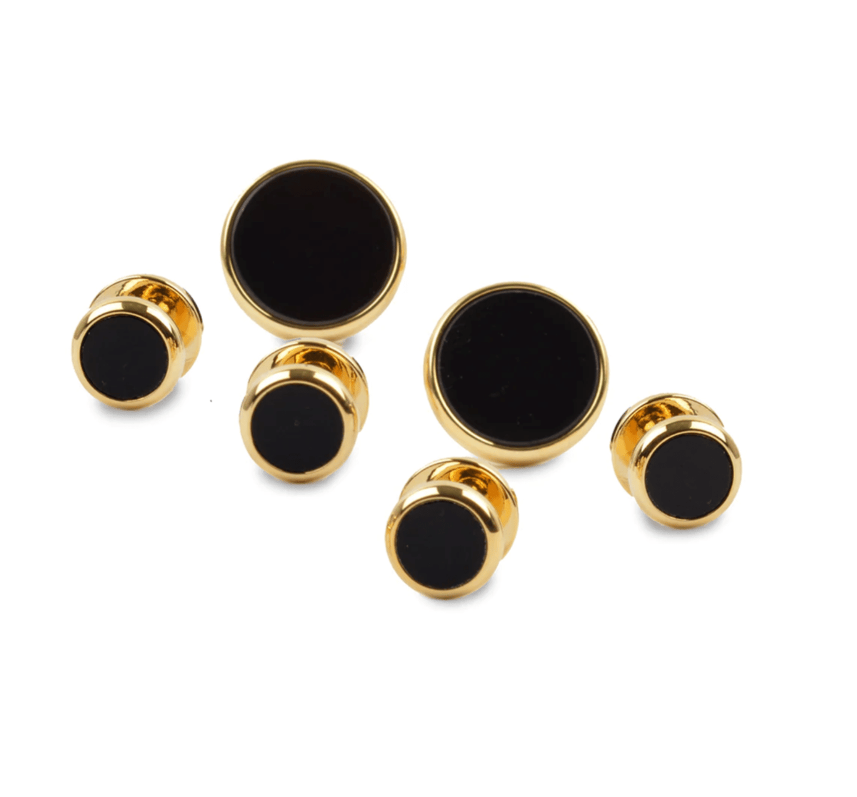 Onyx Cufflinks & Stud Set | The Tuxedo Royale