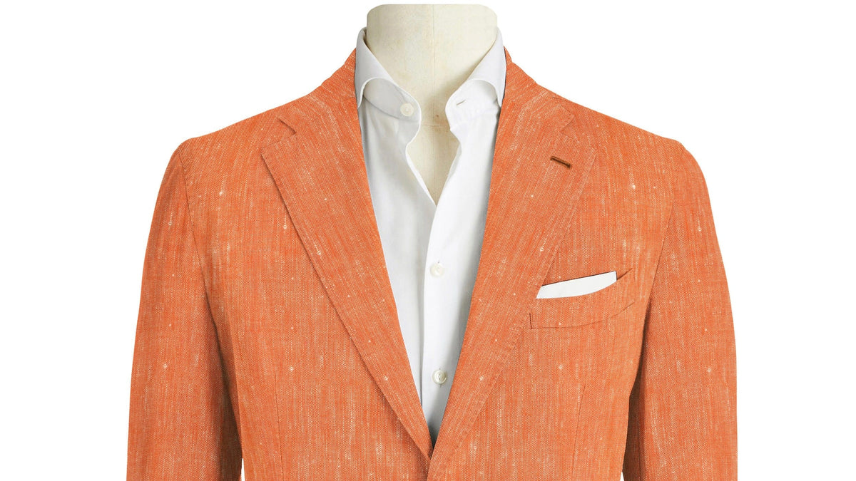 Orange 50/50 Melange Suit