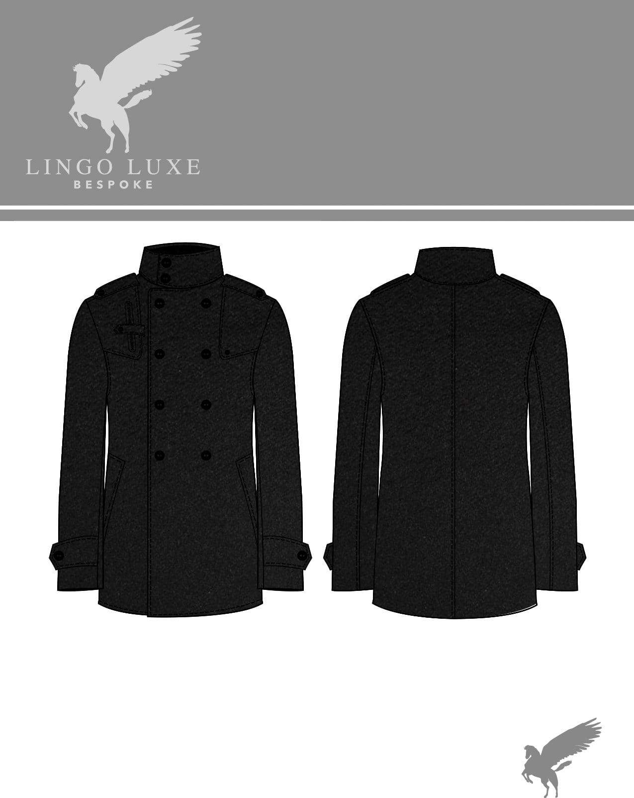 Outerwear | Lingo Luxe The Sportsman Sportcoat | Asphalt-Lingo Luxe Bespoke