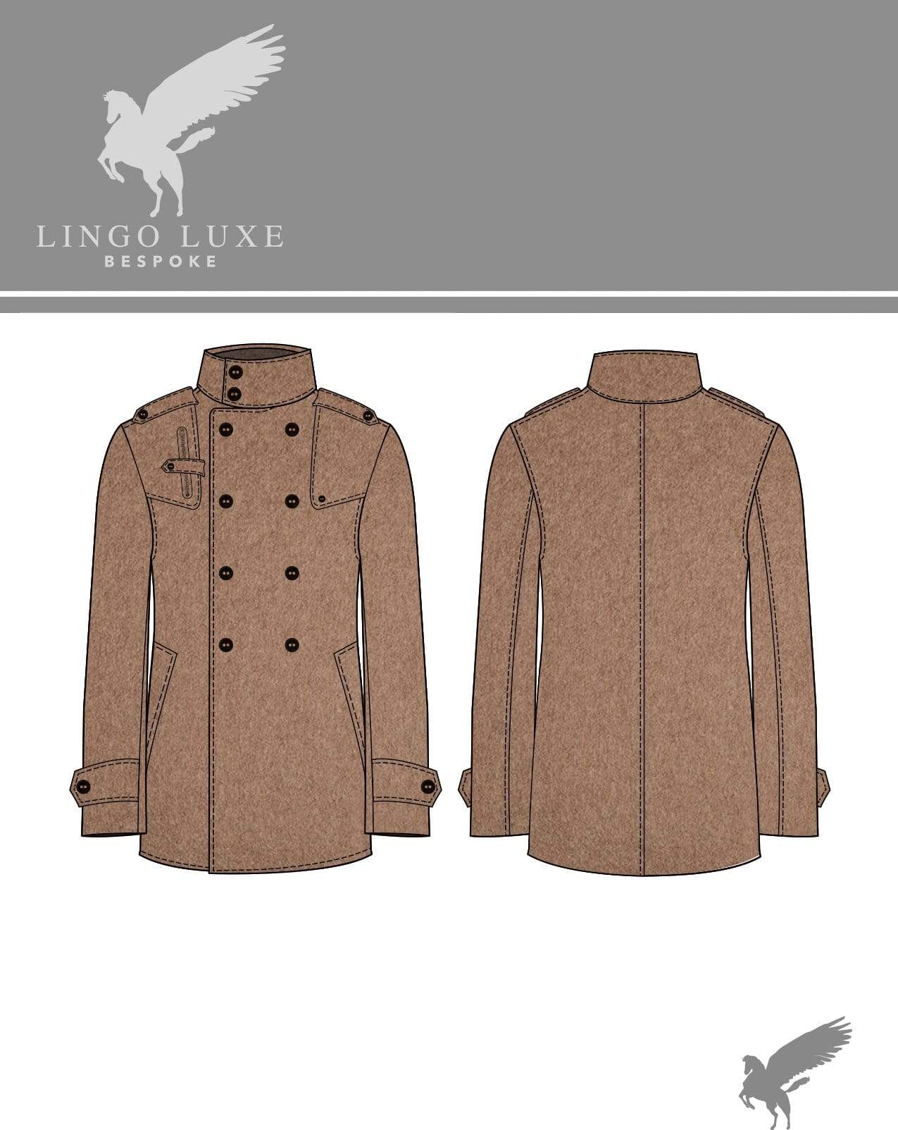 Outerwear | Lingo Luxe The Sportsman Sportcoat | Camel-Lingo Luxe Bespoke
