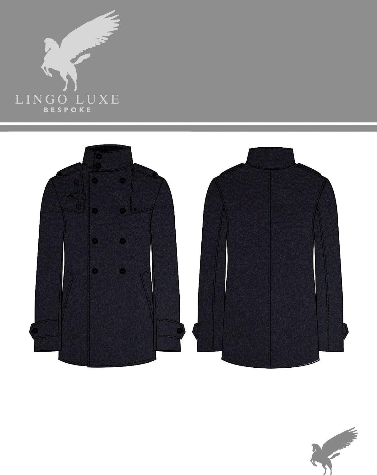 Outerwear | Lingo Luxe The Sportsman Sportcoat | Rich Navy-Lingo Luxe Bespoke