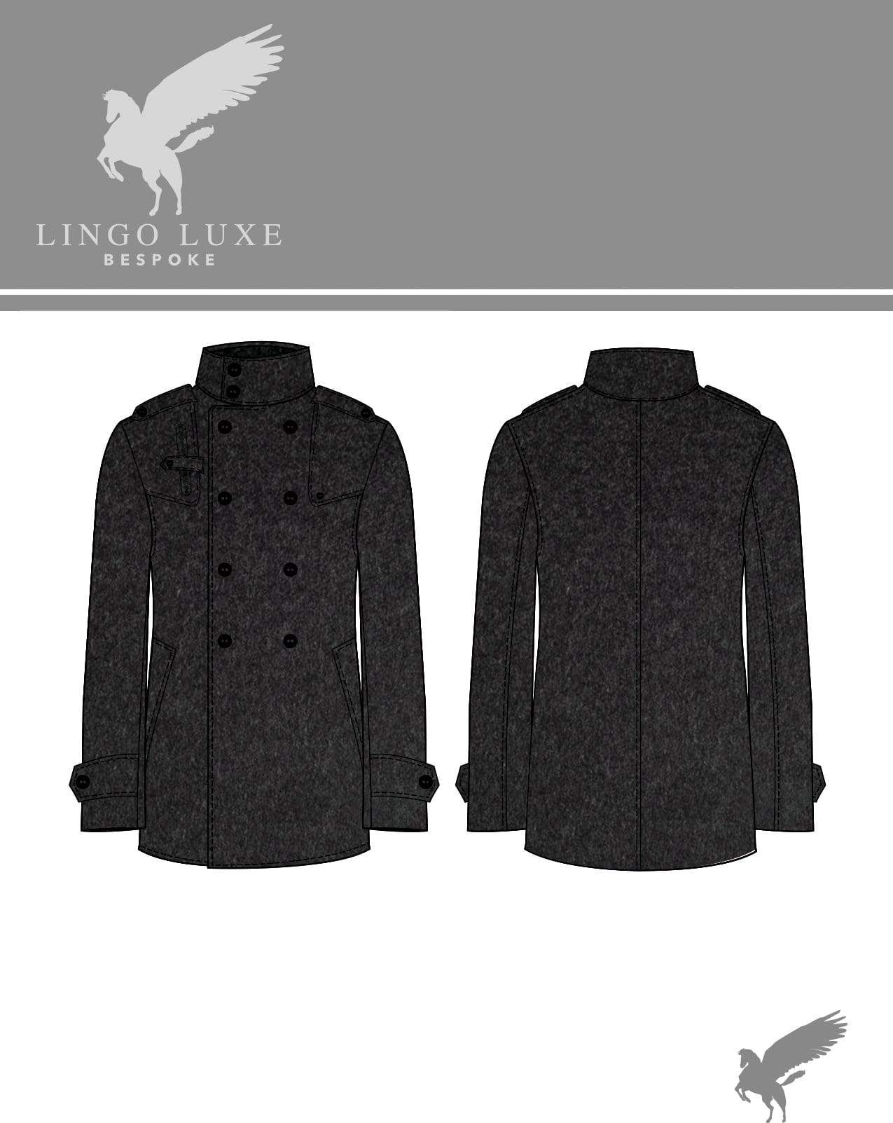 Outerwear | Lingo Luxe The Sportsman Sportcoat | Sooty Coal-Lingo Luxe Bespoke