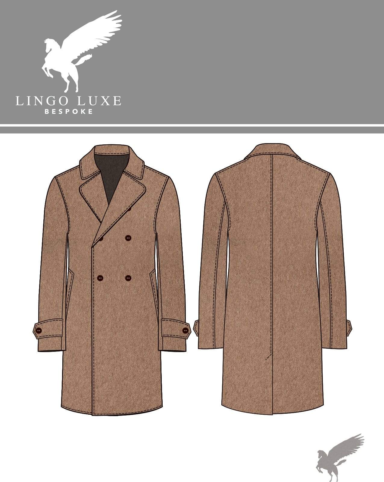 Outerwear | Lingo Luxe The Stately Overcoat | Camel-Lingo Luxe Bespoke