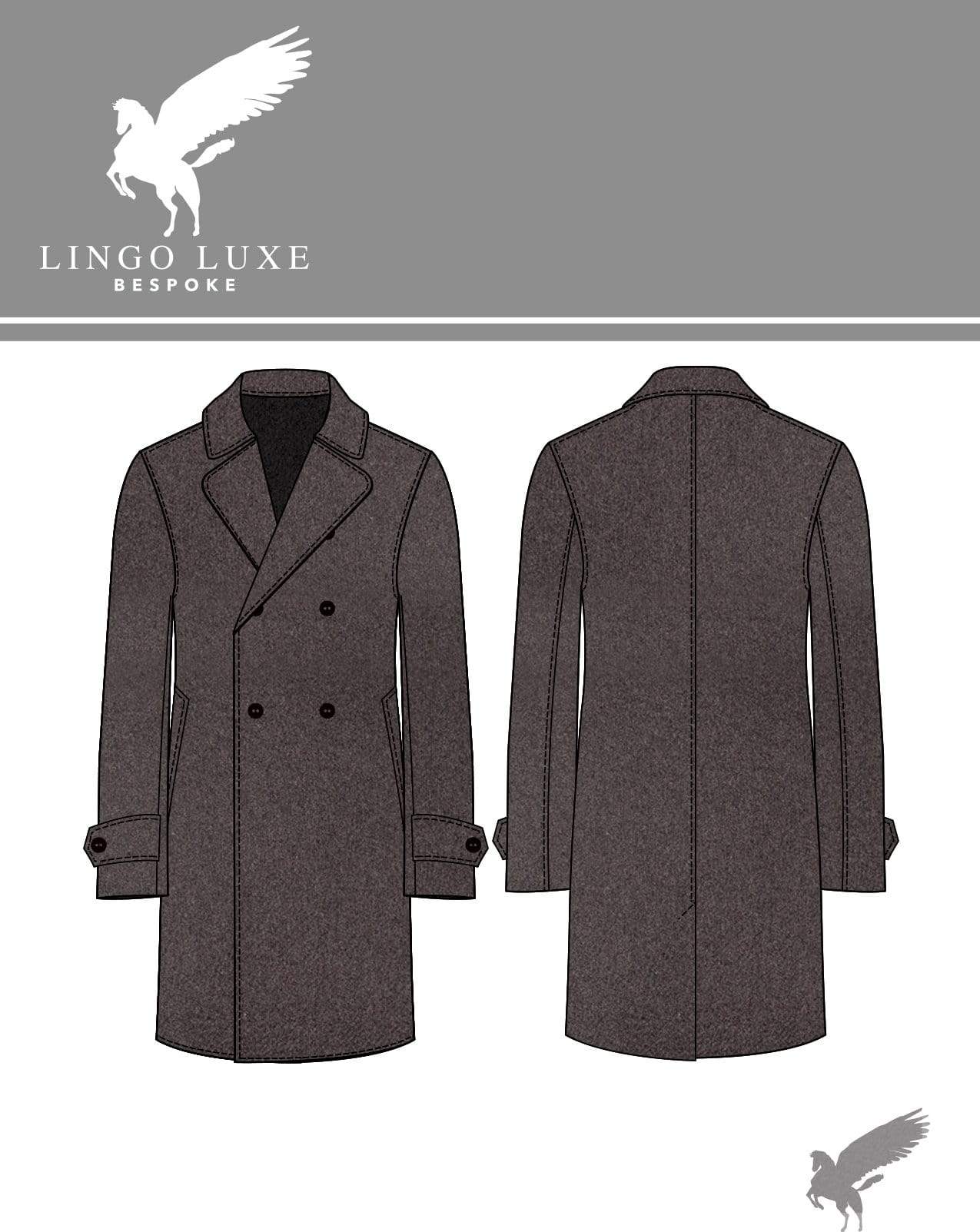 Outerwear | Lingo Luxe The Stately Overcoat | Espresso-Lingo Luxe Bespoke