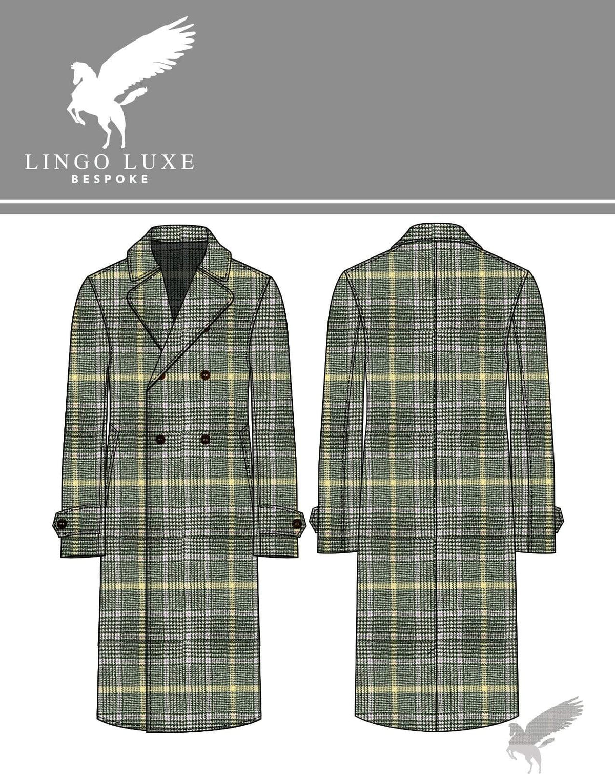 Outerwear | Lingo Luxe The Stately Overcoat | Lavender Sunshine-Lingo Luxe Bespoke