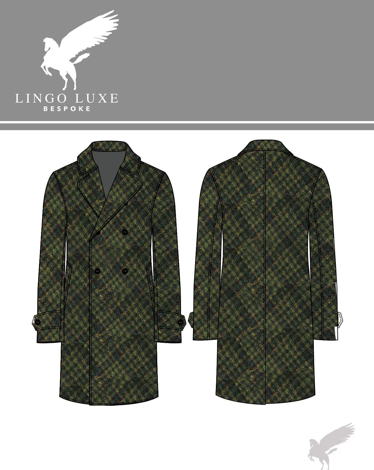 Outerwear | Lingo Luxe The Stately Overcoat | Mossland-Lingo Luxe Bespoke