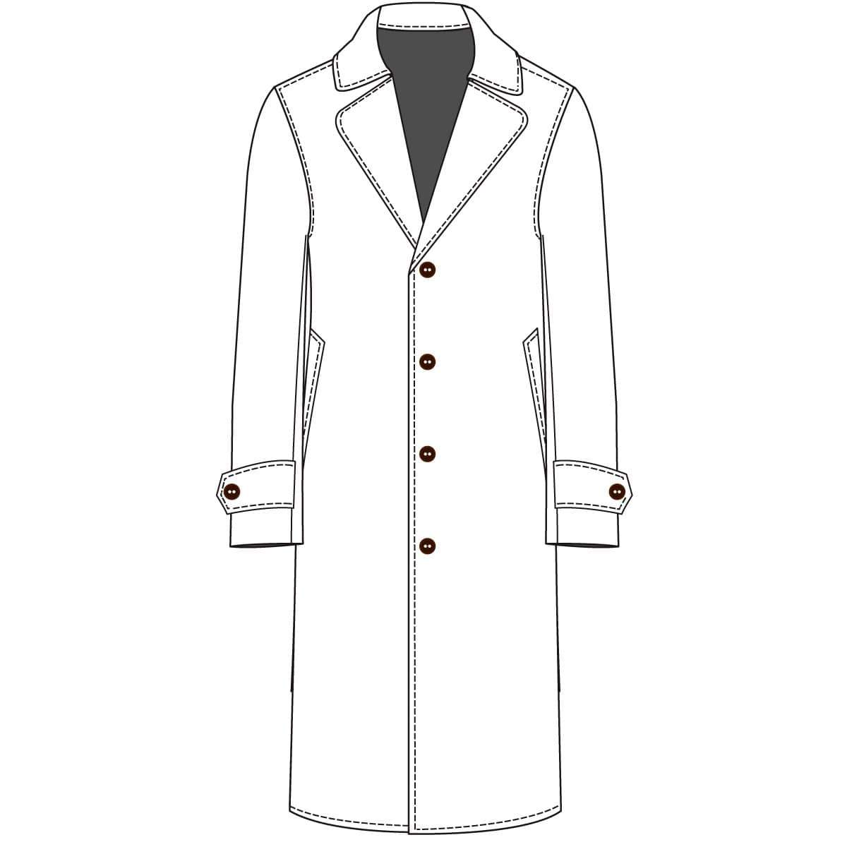Red Herring Double Breasted Overcoat