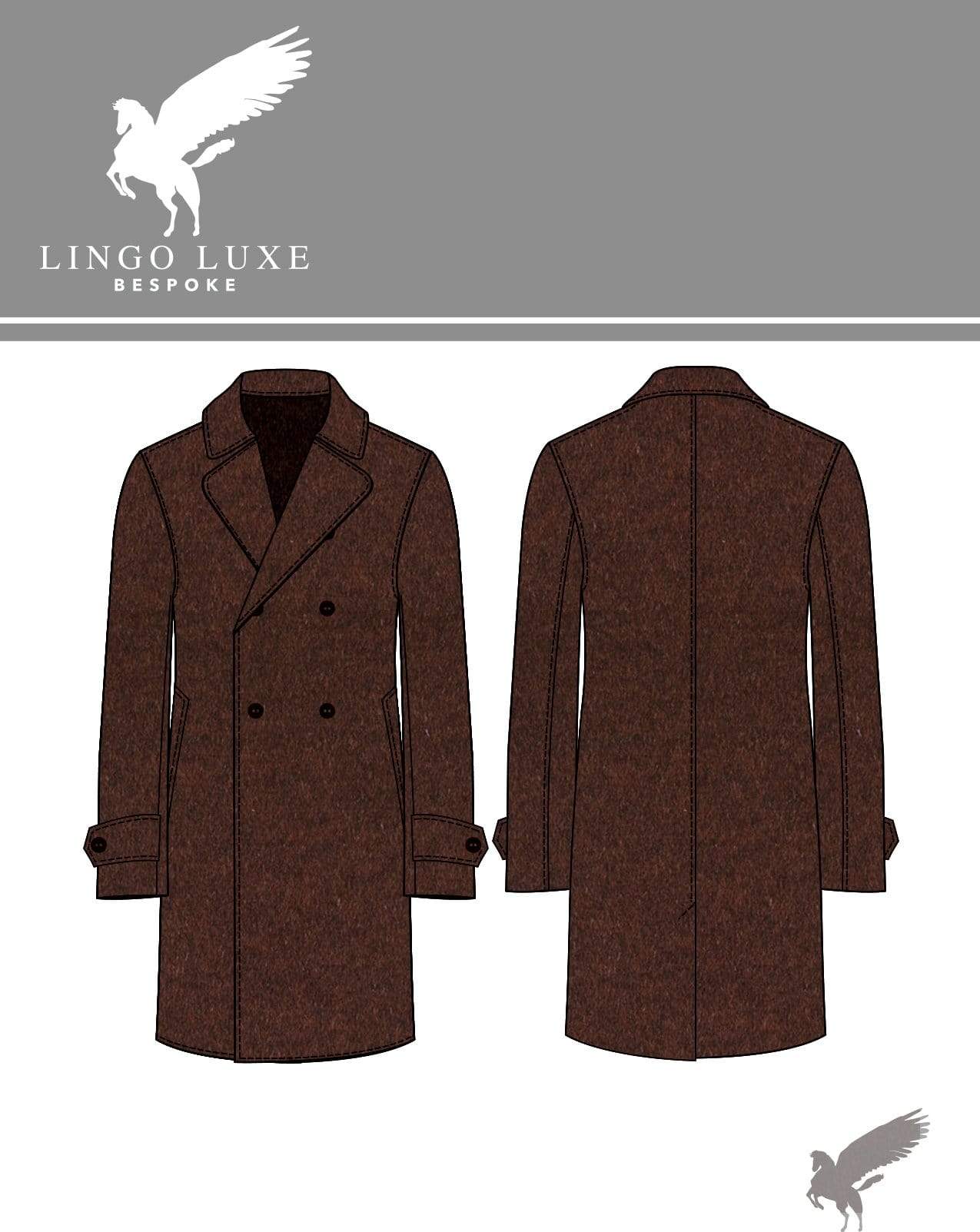 Outerwear | Lingo Luxe The Stately Overcoat | Rusty Nail-Lingo Luxe Bespoke