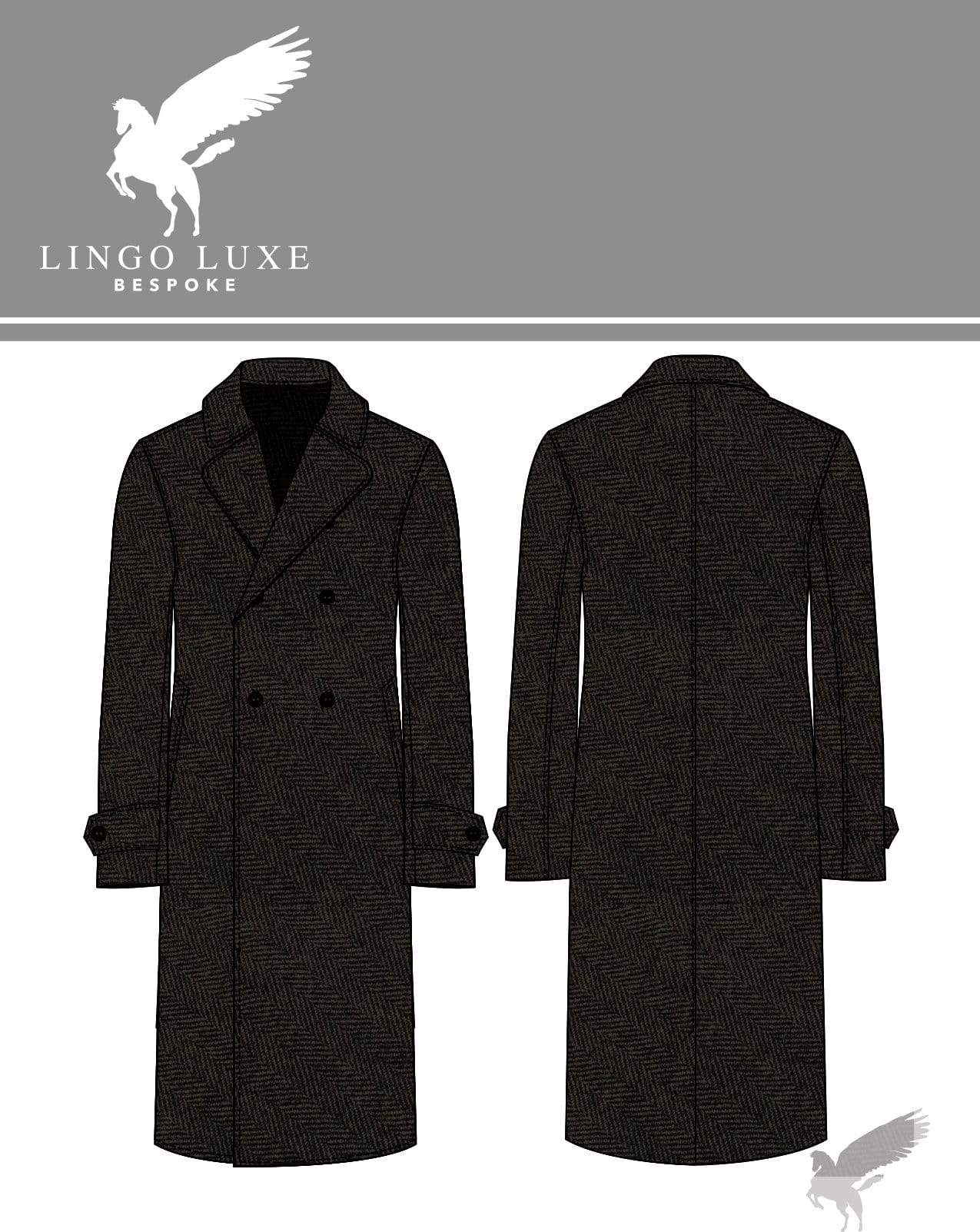 Outerwear | Lingo Luxe The Stately Overcoat | Soot Herring-Lingo Luxe Bespoke