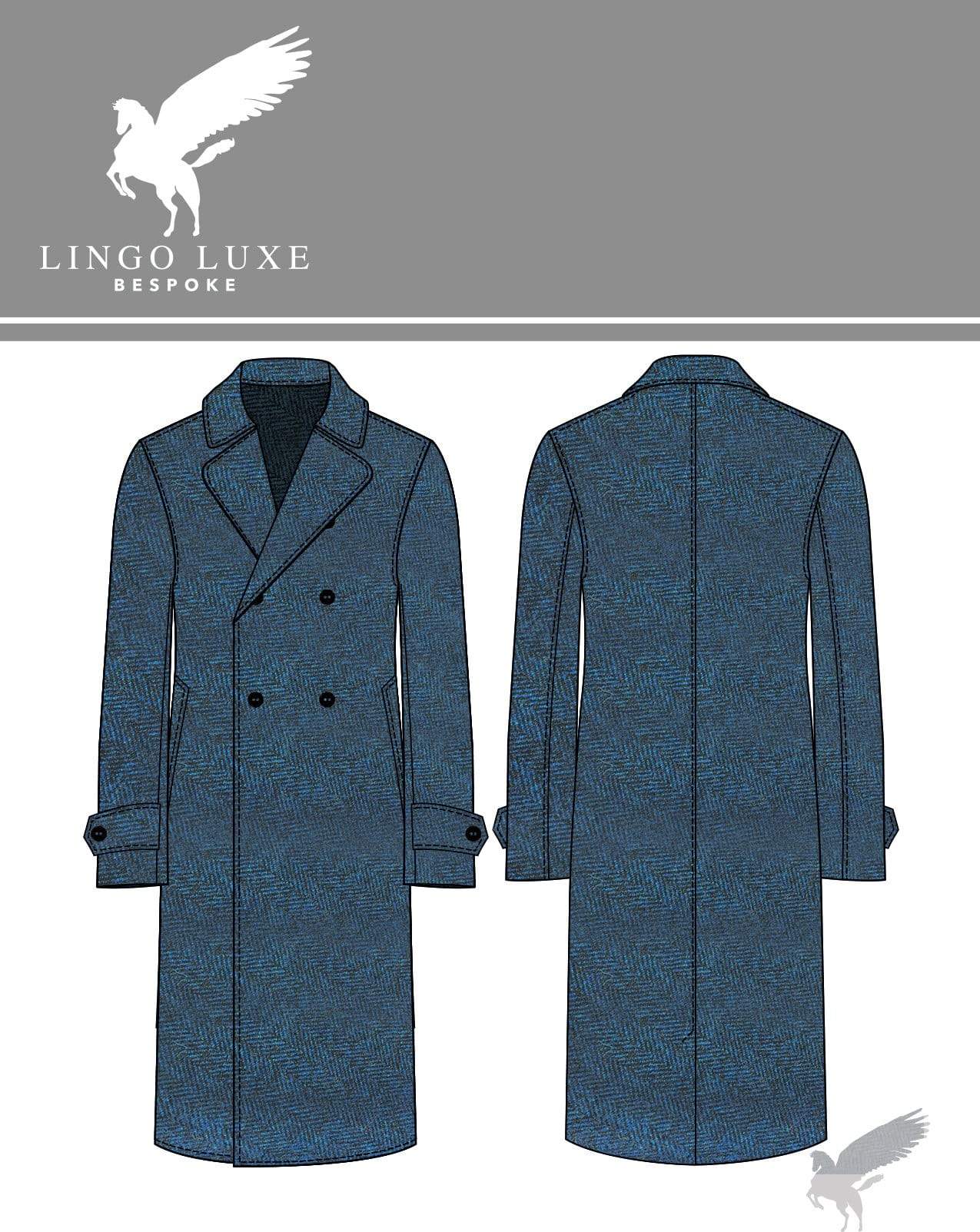 Outerwear | Lingo Luxe The Stately Overcoat | Tealy Herring-Lingo Luxe Bespoke