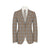 Pearl Grey & Taupe Check Jacket