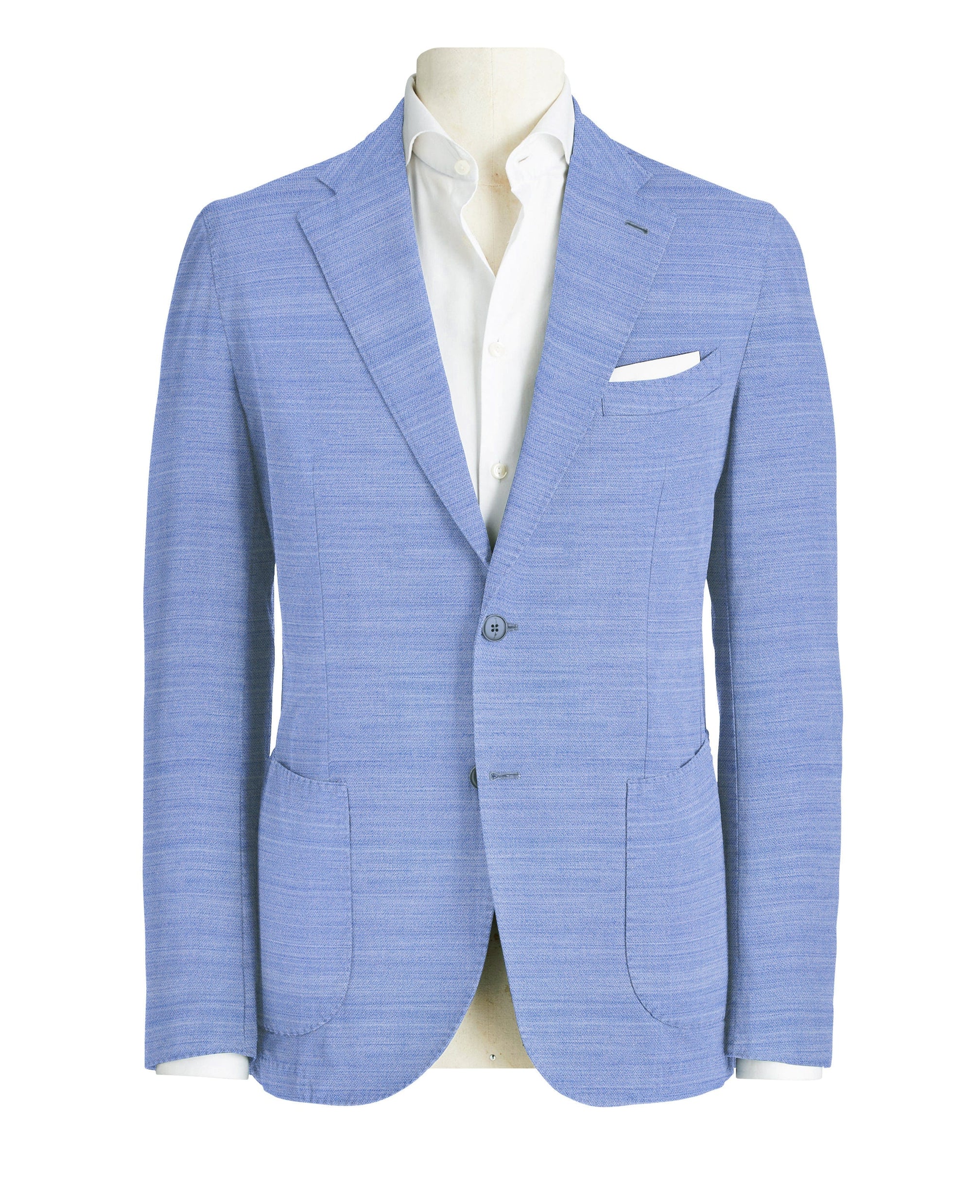 Pigeon Blue 50/50 Melange Suit