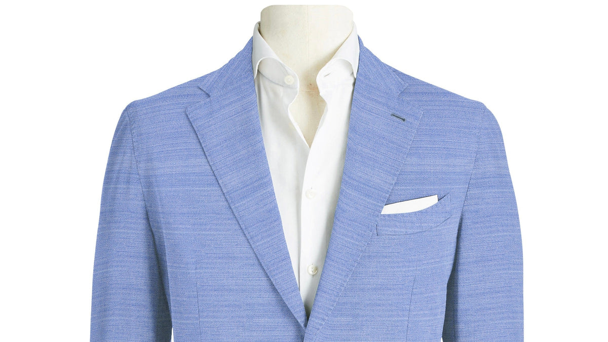 Pigeon Blue 50/50 Melange Suit