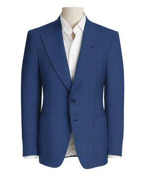 Royal Blue Melange Suit