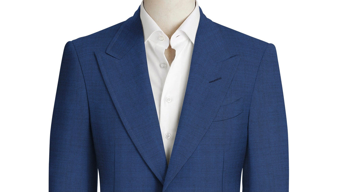 Royal Blue Melange Suit
