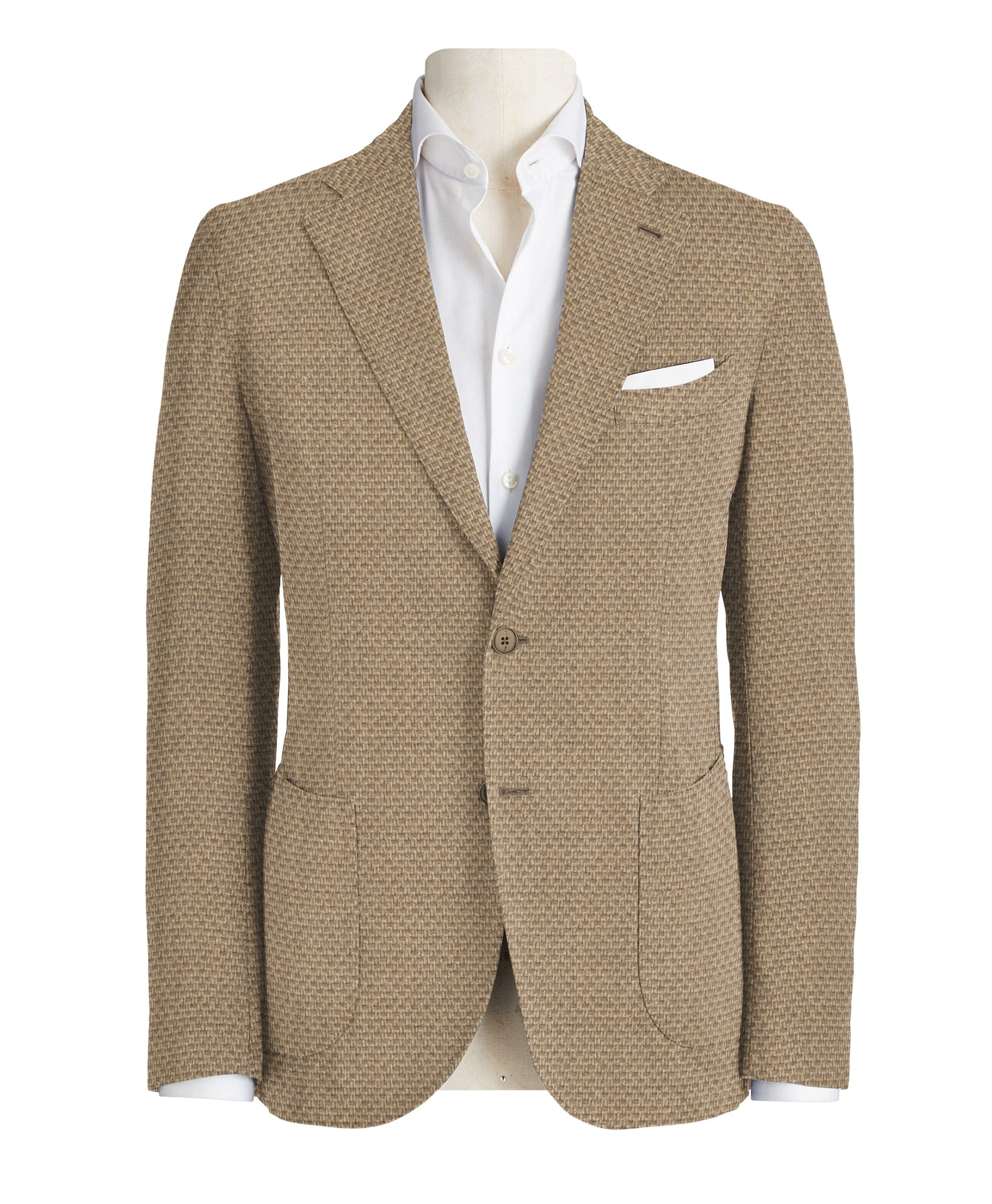 Sand Beige Melange Blazer