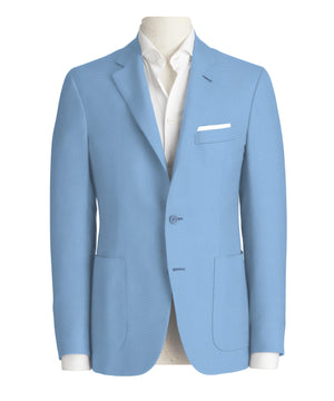 Sky Blue Super 120's Suit