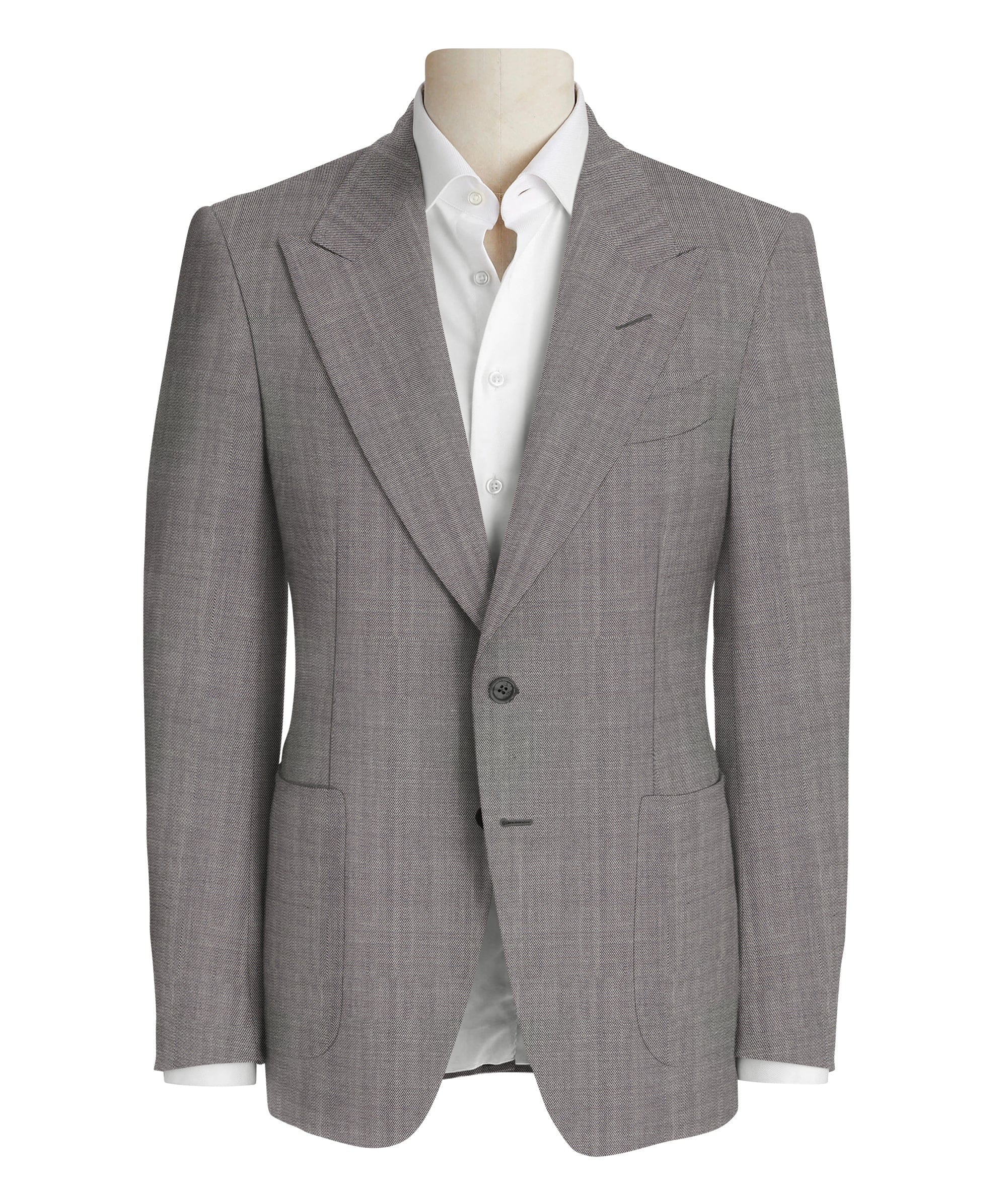 Steel Grey Melange Suit