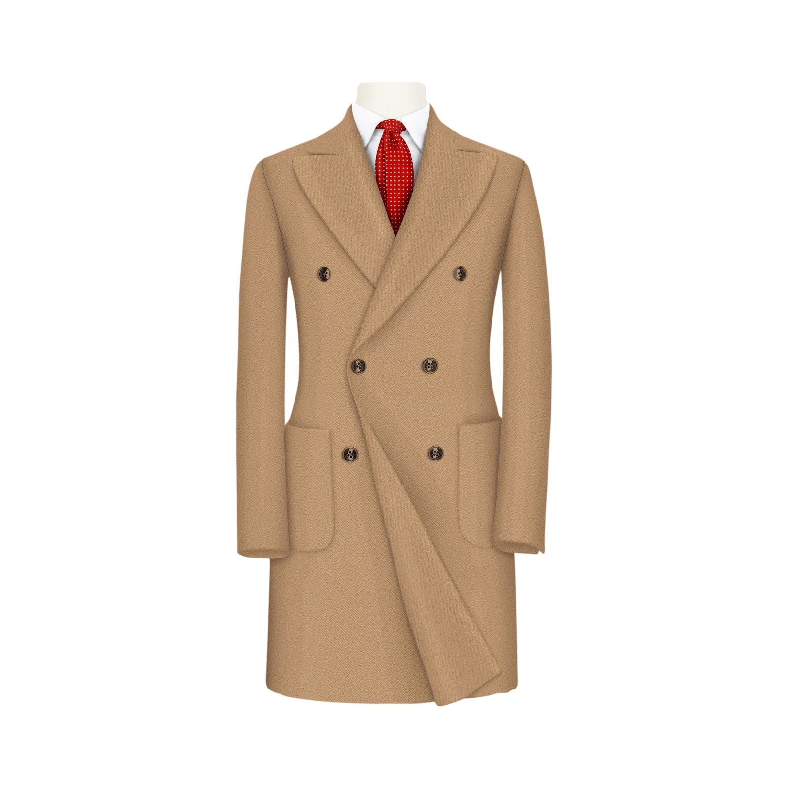 Tan Beige Overcoat