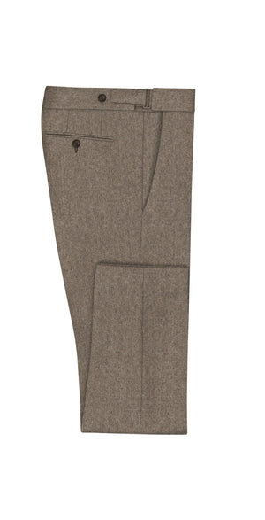 Taupe Melange Super 120's Flannel Suit