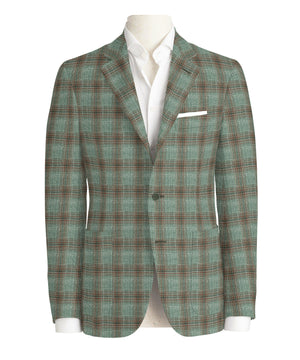 Wine Check on Moss Green Jacket
