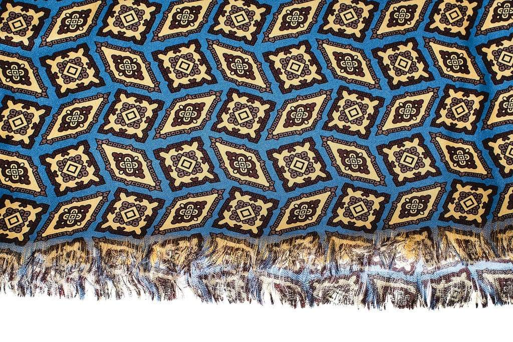 Wool and Silk Scarf | Lingo Luxe The Maize-Lingo Luxe Bespoke