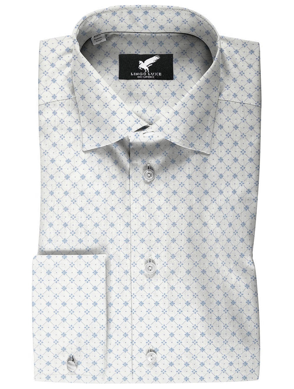 White Rombax Print Shirt