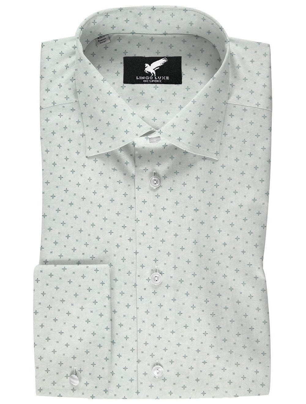 White Star Print Fancy Shirt